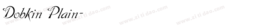 Dobkin Plain字体转换